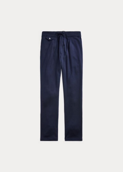 Pantalones De Chándal Ralph Lauren Hombre Azul Marino - RLX Pleated Merino - IQXTB5736